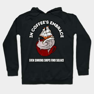 Coffee Lover Gift - Coffee Waves Hoodie